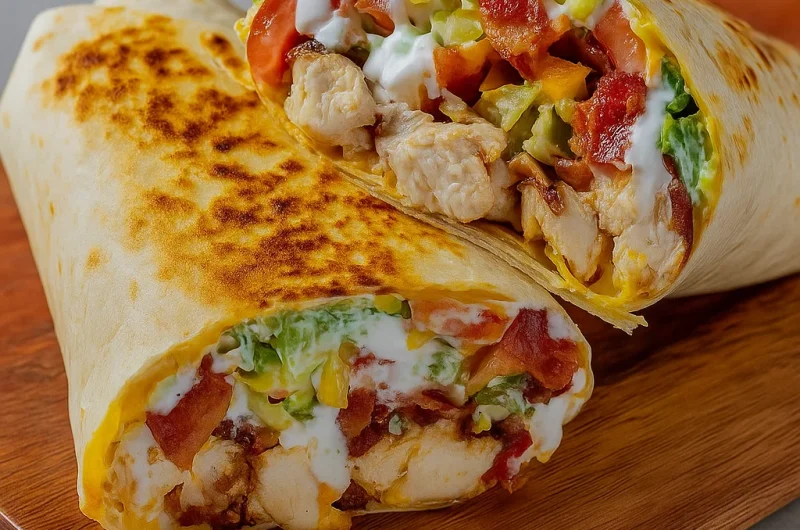 BLT Chicken Ranch Wrap