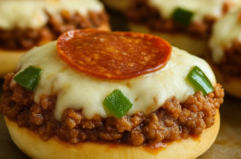 Pepperoni Pizza Sloppy Joes