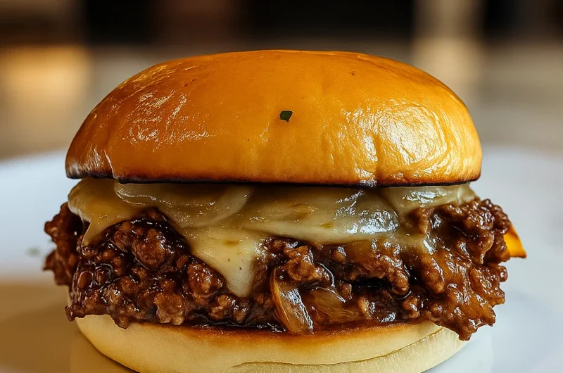 Irresistible French Onion Beef Sloppy Joes