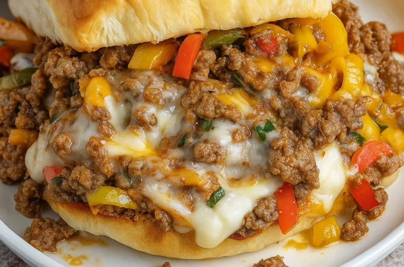 Philly Cheesesteak Sloppy Joe