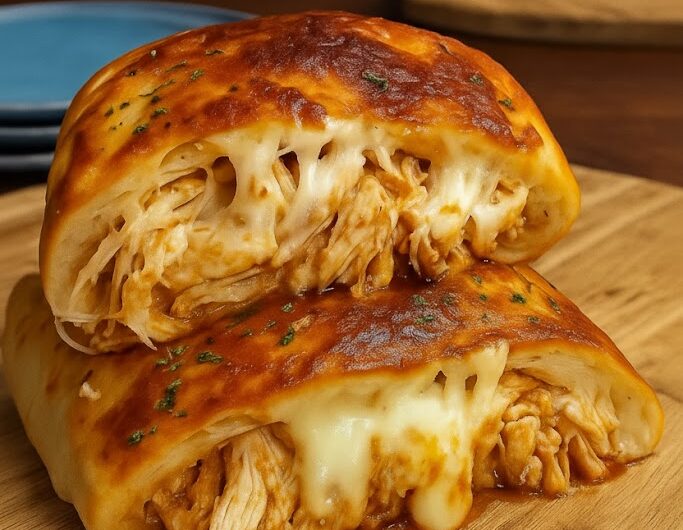 BBQ CHICKEN CHEESE STROMBOLI