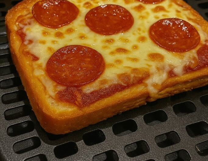 Texas Toast Air Fryer Pizza