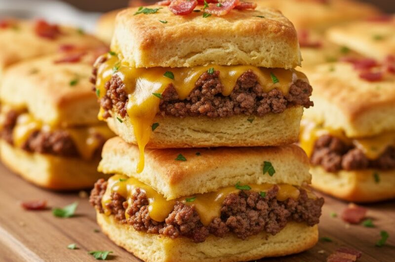 Bacon Cheeseburger Grilled Cheese Casserole